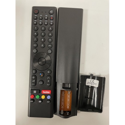 Voice Bluetooth Remote Control For Chiq U75H9 U65H10 U58H10 U55H10 U50H10 U43H10 & Caixun EC55S1UA EC50S1UA EC43S1UA EC43S1A EC50S1A Smart 4K UHD LED HDTV Android TV