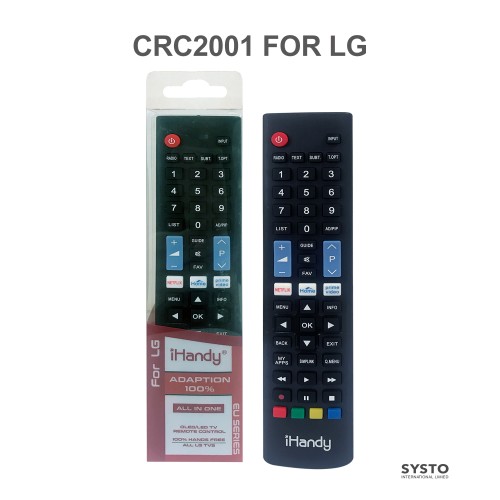 SYSTO丨CRC2001 Universal Replacement Remote Control for LG LED LCD TV