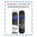 SYSTO丨CRC2204V Universal Replacement Remote Control for All Brand ROKU Series TV