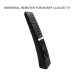 SYSTO丨CRC326V Universal Replacement Remote Control for SHARP LED LCD TV