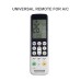 SYSTO丨CRC2302V Universal Replacement Remote Control for All Brand Air Conditioner with Backlight Function