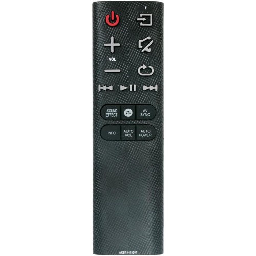 AKB75475301 Replacement Remote Control Applicable for LG Sound Bar SKM6Y SKC9 SK8 SK10 SK9Y SK6 SK8Y SK9 SK10Y SK6Y SPK8-W SPK5B-W Soundbar Speaker System