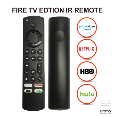 SYSTO丨Infrared Replacement Remote Control for Toshiba Insignia Edition-3 Fire TV Series PNHH