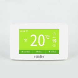 Touch screen Programmable Thermostat for central air conditioner QD-HV123CW