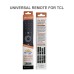 SYSTO丨CRC833V Universal Replacement Remote Control for TCL LED LCD TV
